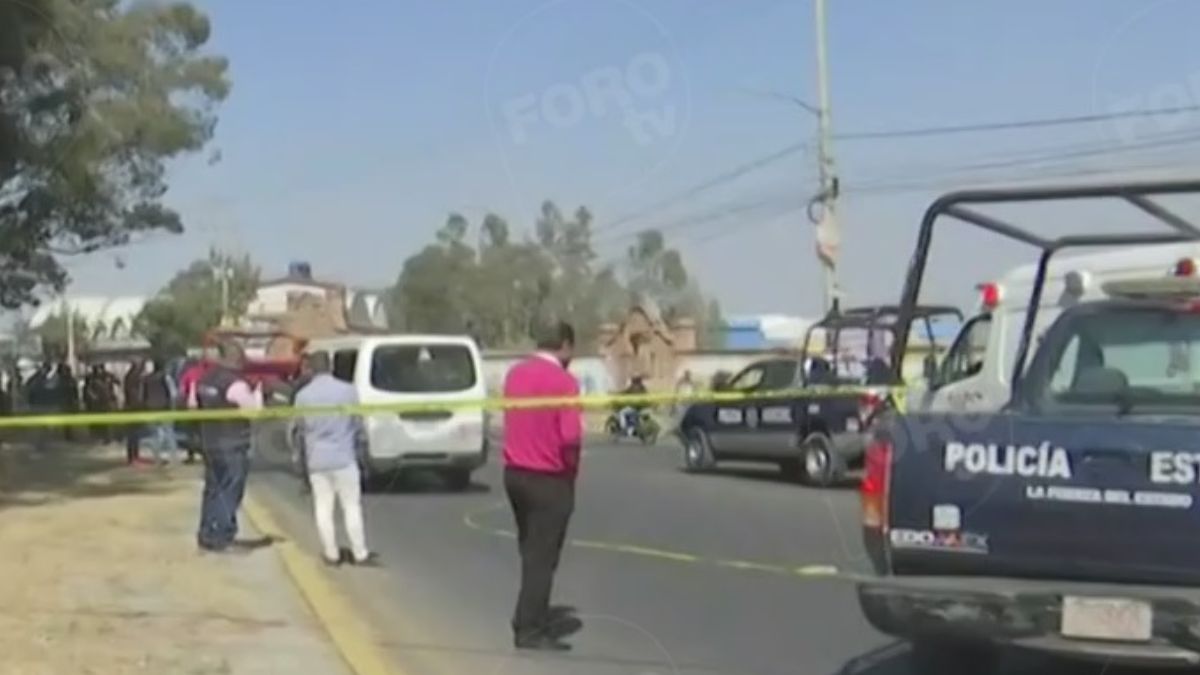 Asesinan a tres personas en transporte público en Chalco