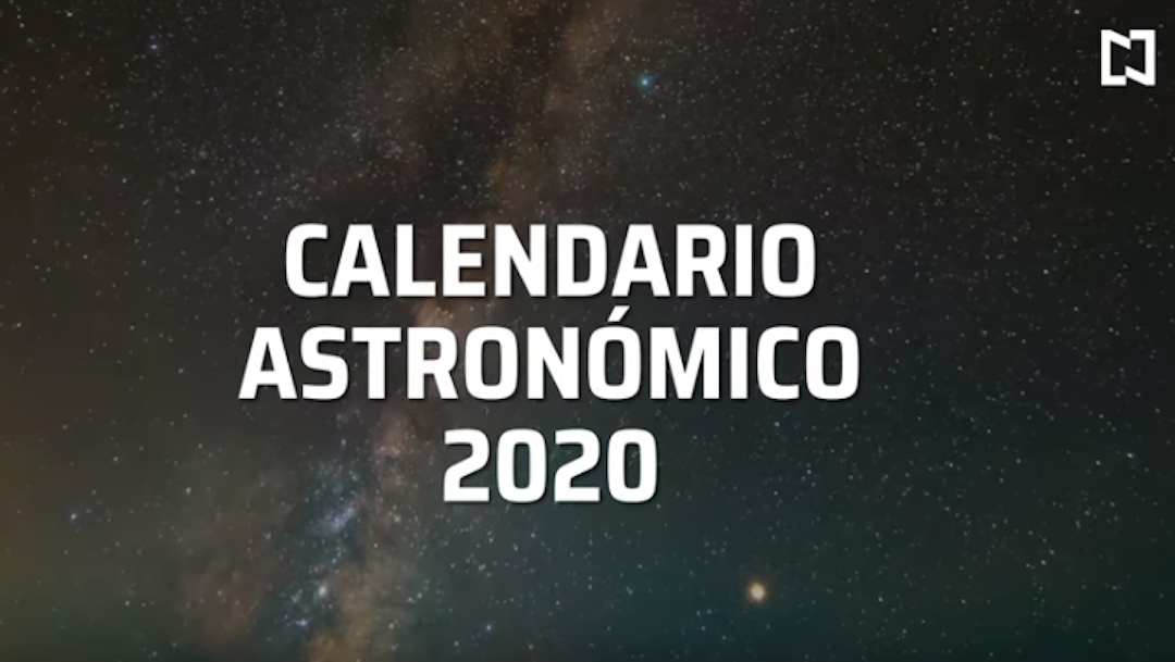 Foto Calendario astronómico 2020 Cuáles son los eventos más importantes del año 28 enero