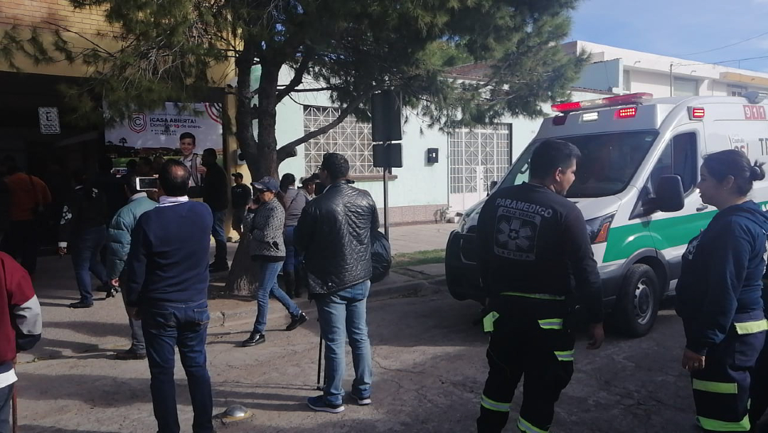 FOTO Colegio Cervantes de Torreón apoya investigación del tiroteo que dejó 2 muertos (Cuartoscuro)