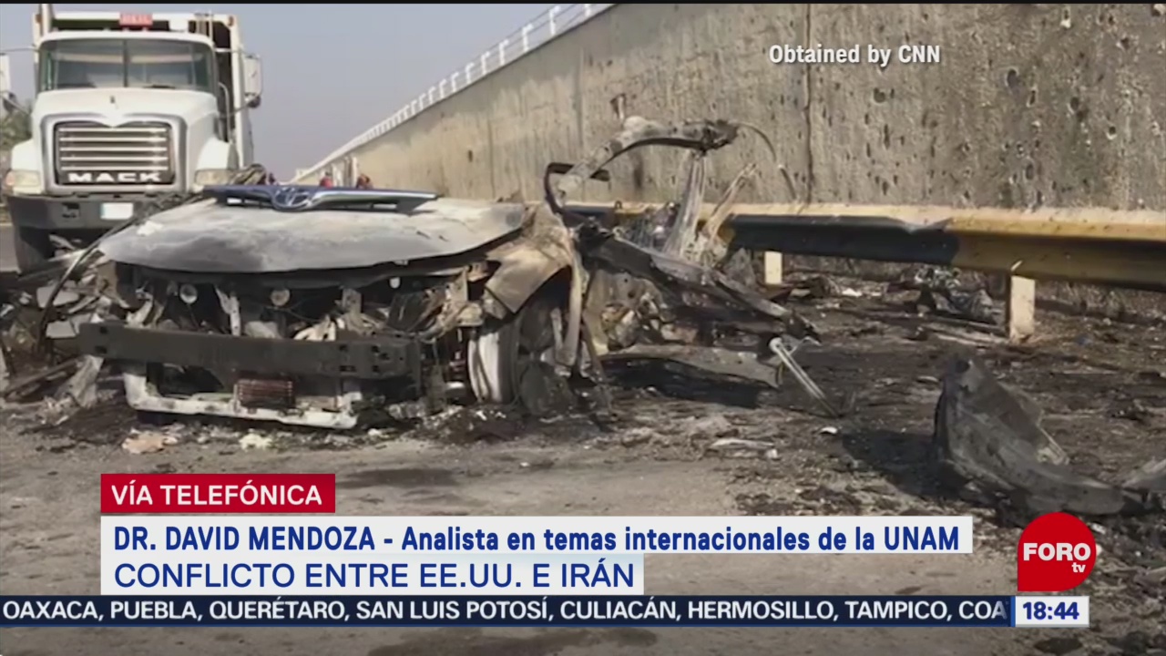 FOTO: 3 enero 2020, como afecta a mexico los ataques de eeuu a iran