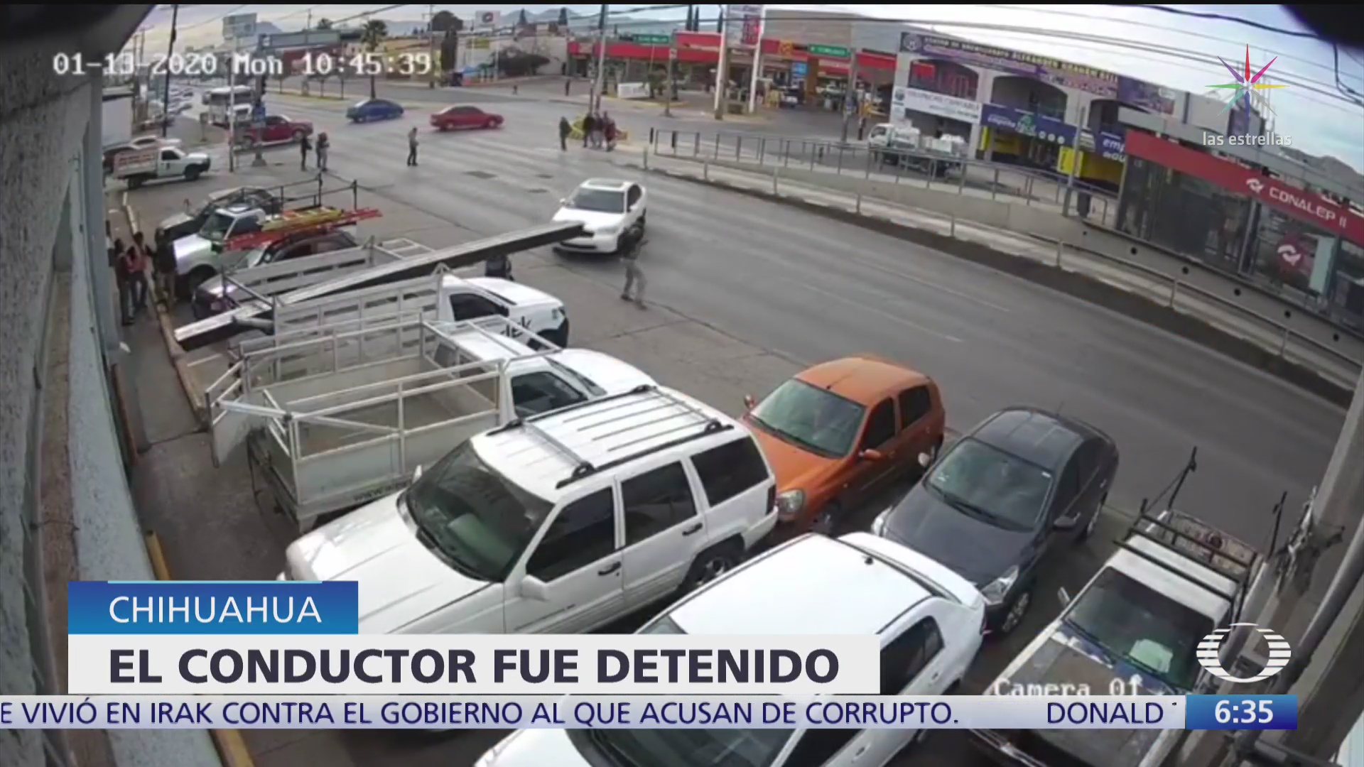 conductor atropella a peaton en chihuahua