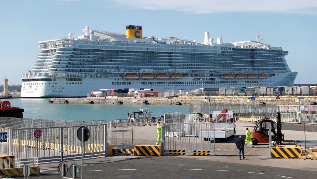 Foto: Crucero procedente de Espala es bloqueado en Italia por sospecha de coronavirus