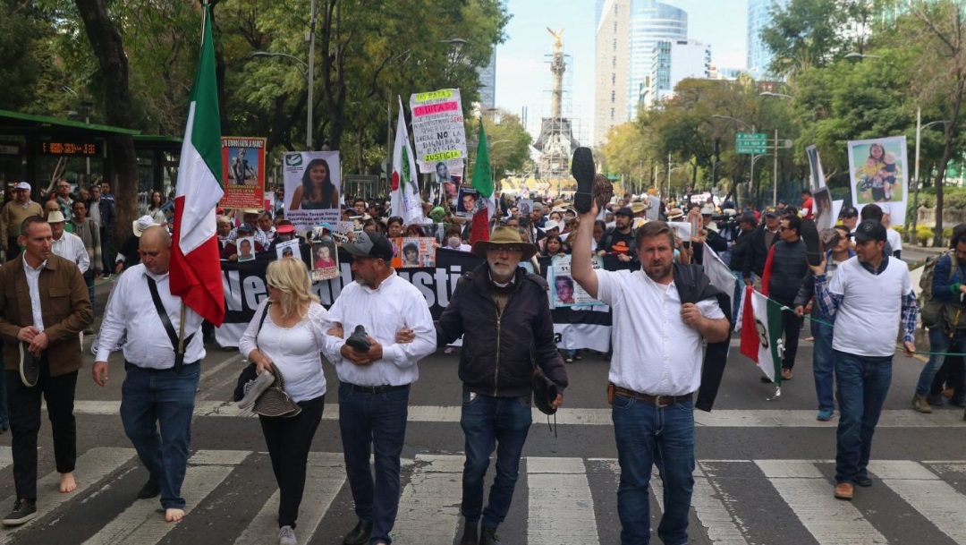 Foto: Caminata por la paz exige a AMLO cambiar estrategia contra crimen, 18 de enero de 2020, (Cuartoscuro)