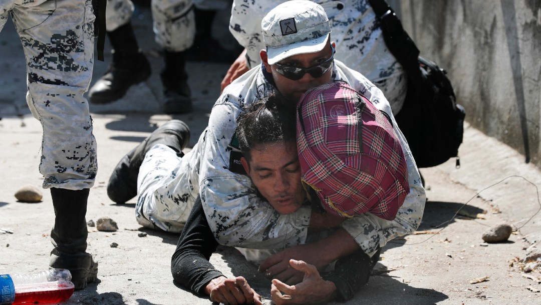 Foto: Defiende AMLO actuación de Guardia Nacional frente a migrantes