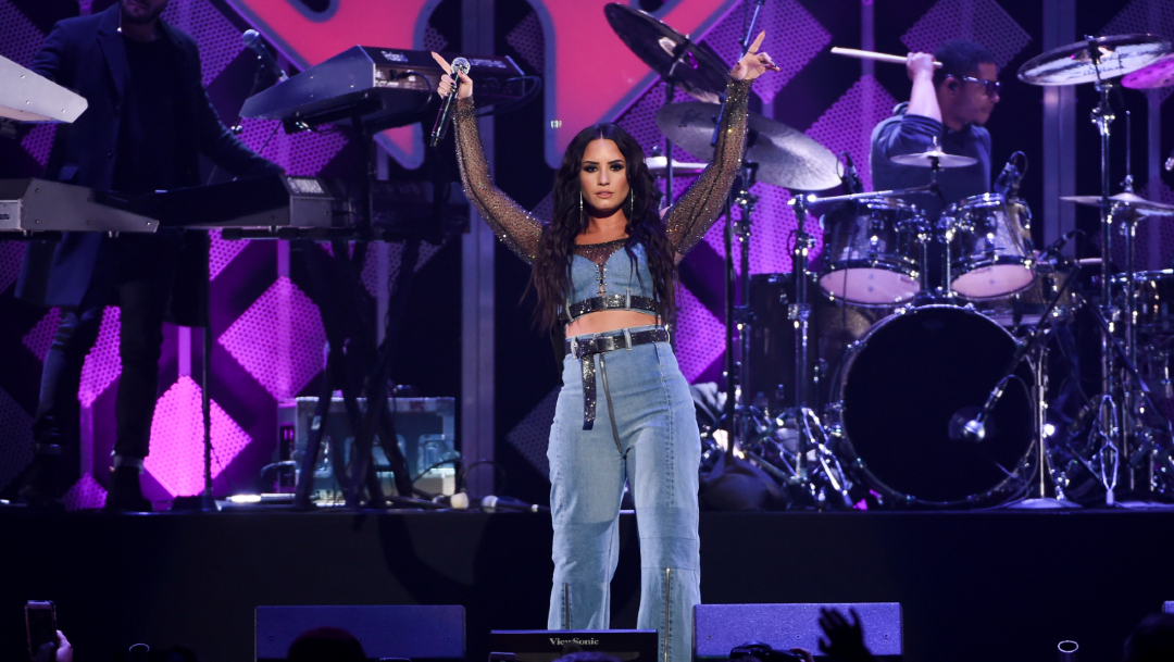 Foto: La cantante Demi Lovato en el Madison Square Garden, 16 enero 2020