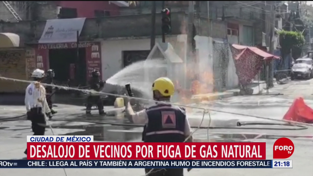 Foto: Desalojan Vecinos Fuga Gas Natural Gam Hoy 6 Enero 2020