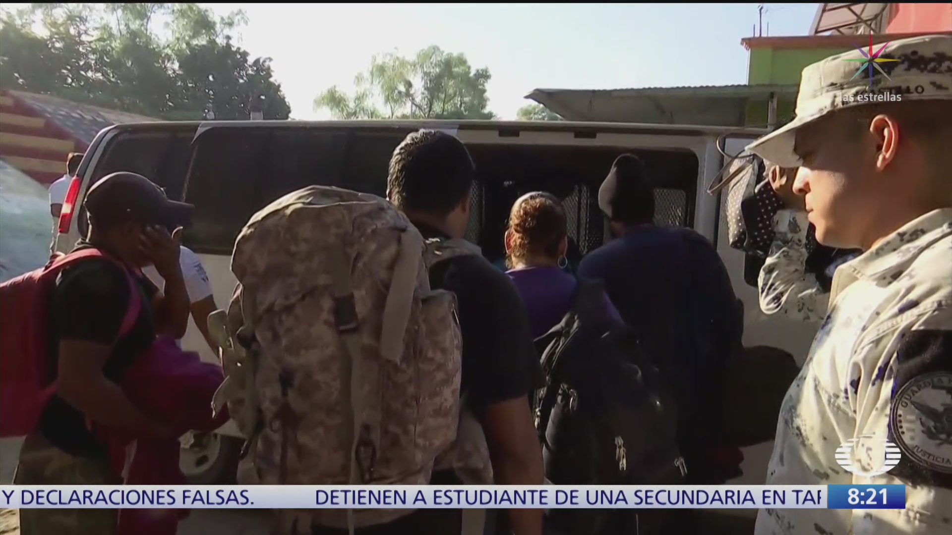 diez migrantes centroamericanos se entregan a autoridades en mexico