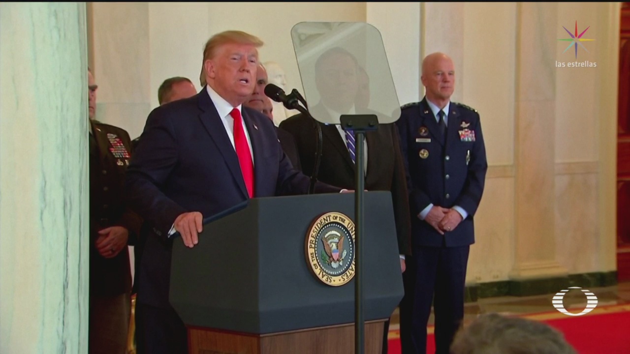 Foto: Donald Trump Realiza Conciliador Mensaje Ataque Irán 8 Enero 2020