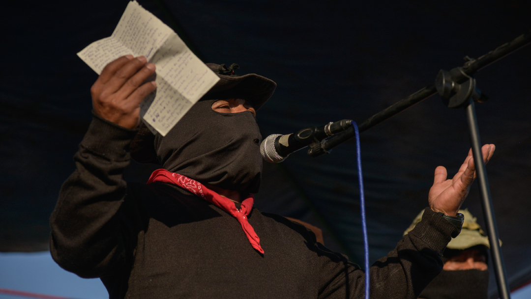 FOTO: Ejercito Zapatista de Liberación Nacional, el 07 de enero de 2020