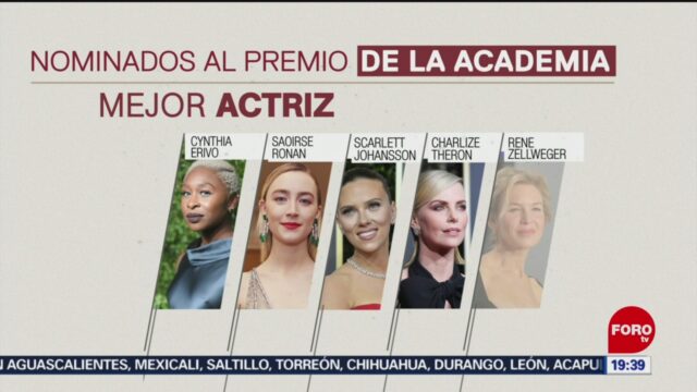 Foto: Nominados Premios Oscar 2020 Nominaciones 13 Enero 2020