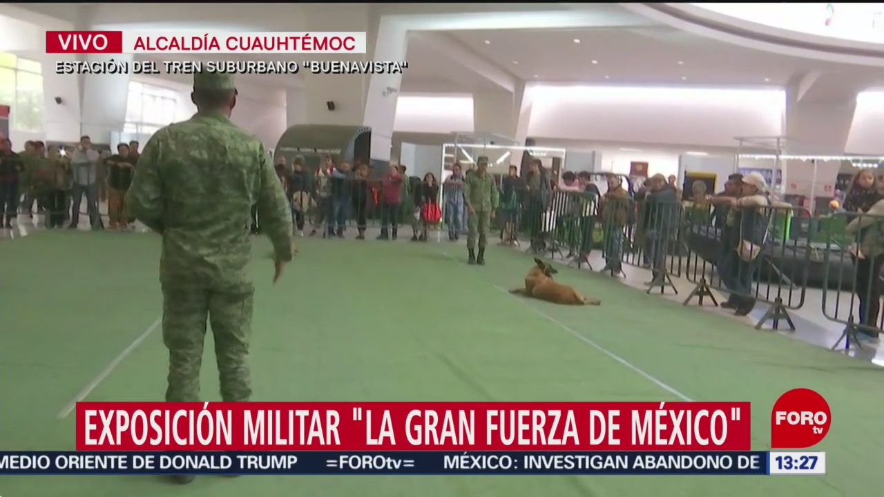 FOTO: exposicion militar la gran fuerza de mexico