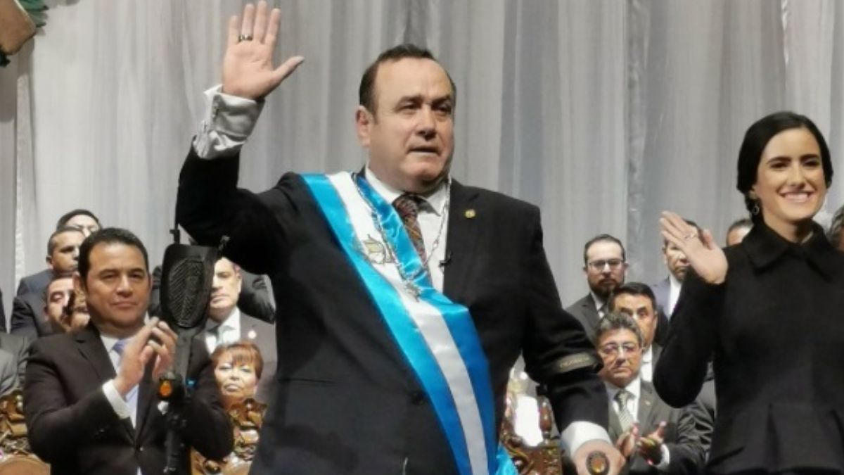 Foto: Alejandro Giammatei, nuevo presidente de Guatemala.