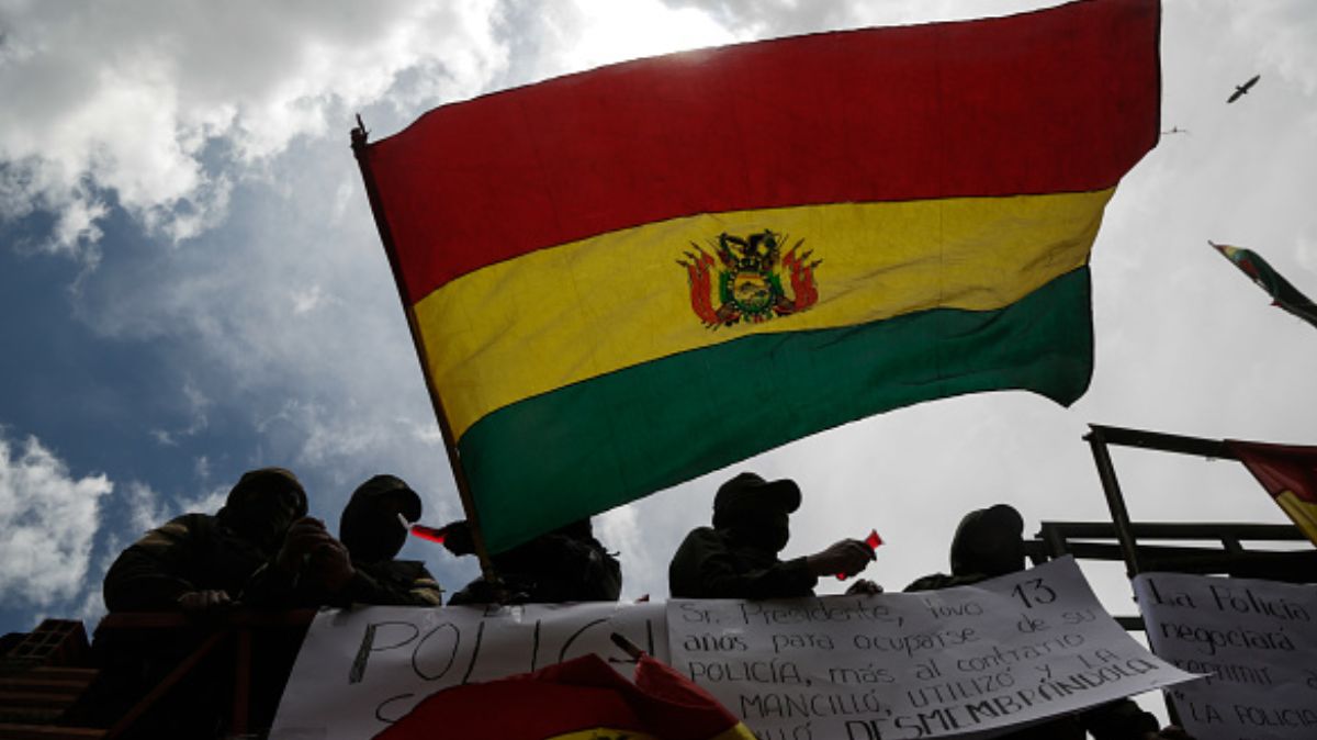 Protestas en calles de Bolivia