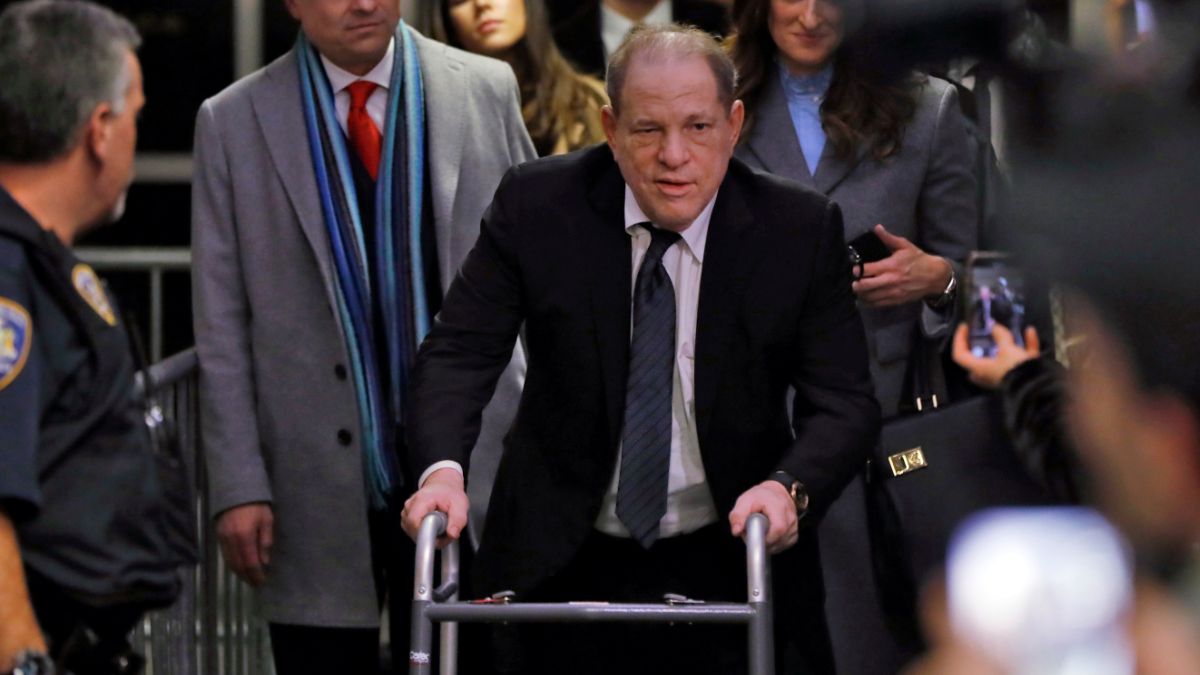 Foto: Harvey Weinstein llega a una corte de Nueva York, EEUU. AP