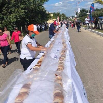 Yucatán logra récord Guinness por la rosca de Reyes más grande del mundo