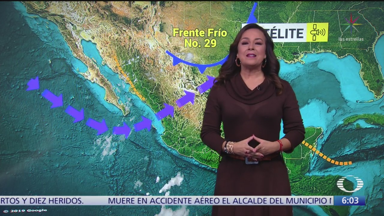 frente frio 29 ingresa sobre el norte de mexico preven bajas temperaturas