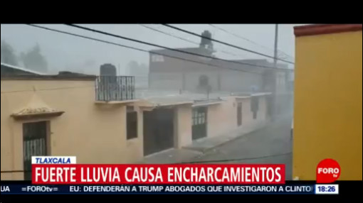 FOTO: 18 enero 2020, fuerte lluvia causa encharcamientos en tlaxcala