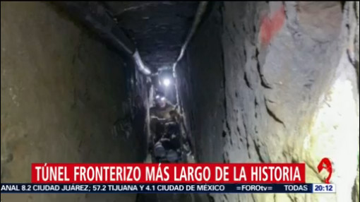 Foto: Túnel Fronterizo Más Largo Historia Tijuana Estados Unidos 29 Enero 2020