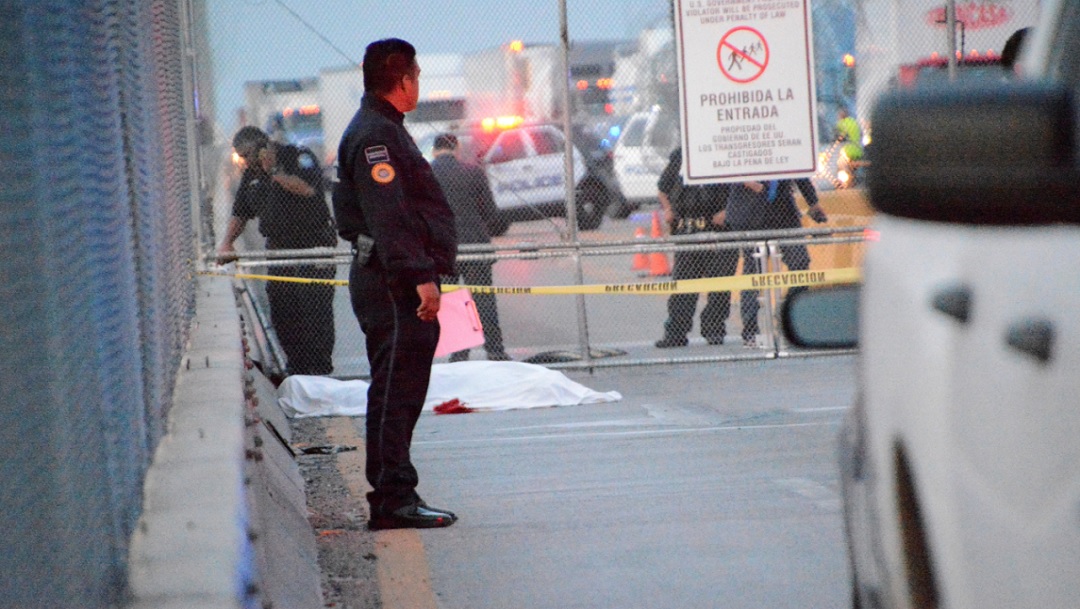 FOTO: Hombre que se degolló en el puente internacional de Reynosa-Pharr era de Tlalnepantla