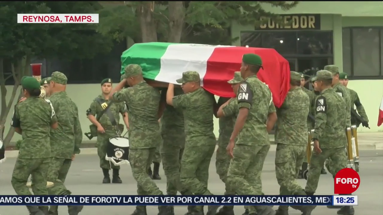 FOTO: homenaje postumo a militares muertos en reynosa