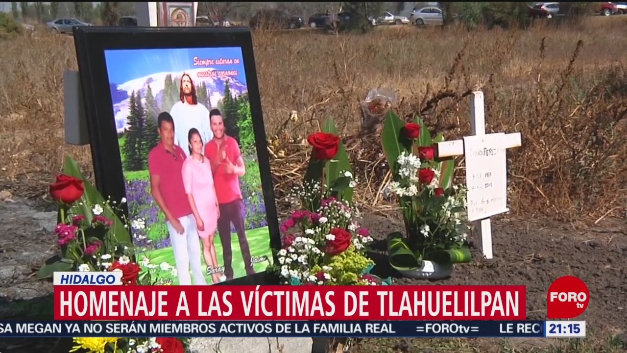 FOTO: 18 enero 2020, homenajean a fallecidos tras explosion en tlahuelilpan