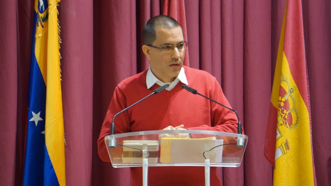 Jorge Arreaza, ministro del Poder Popular para Relaciones Exteriores de Venezuela.
