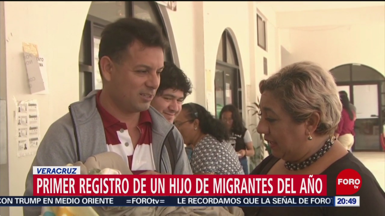 Foto: Primera Bebé Migrantes Registrada México 2020 8 Enero 2020