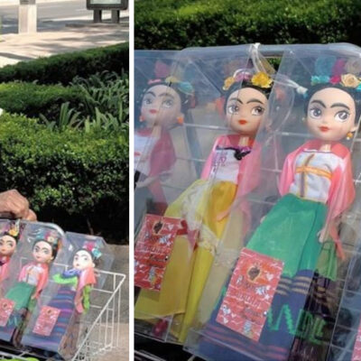 'Friditas': las muñecas artesanales de Frida Kahlo que vende una abuelita en CDMX