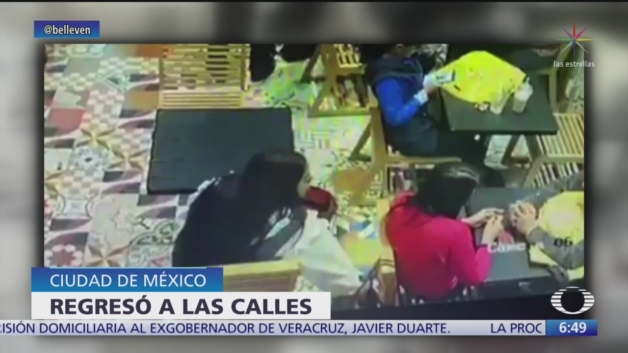 liberan a mujer que robo cartera en cafeteria de coyoacan cdmx