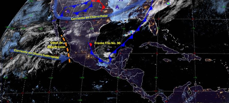 Foto: Imagen de fenómenos meteorológicos significativos de las 06:00 horas, 12 enero 2020