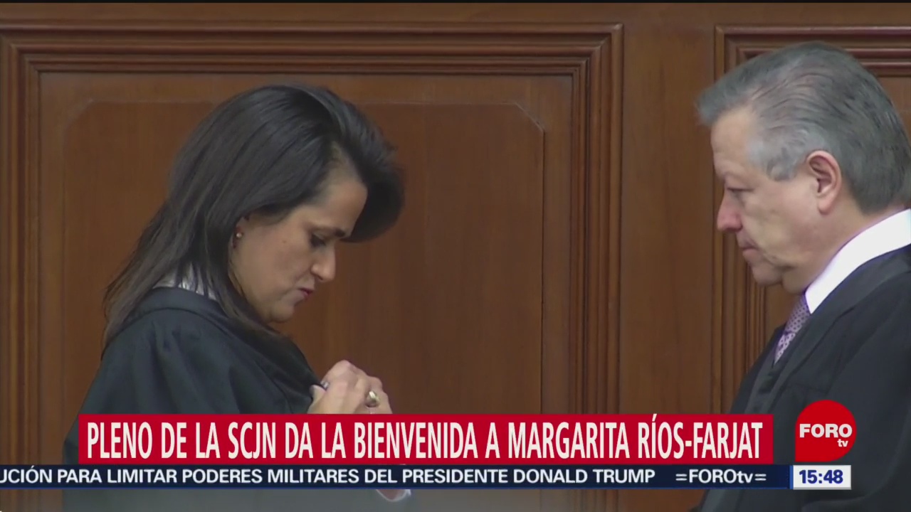 FOTO: margarita rios farjat asume como nueva ministra de la scjn