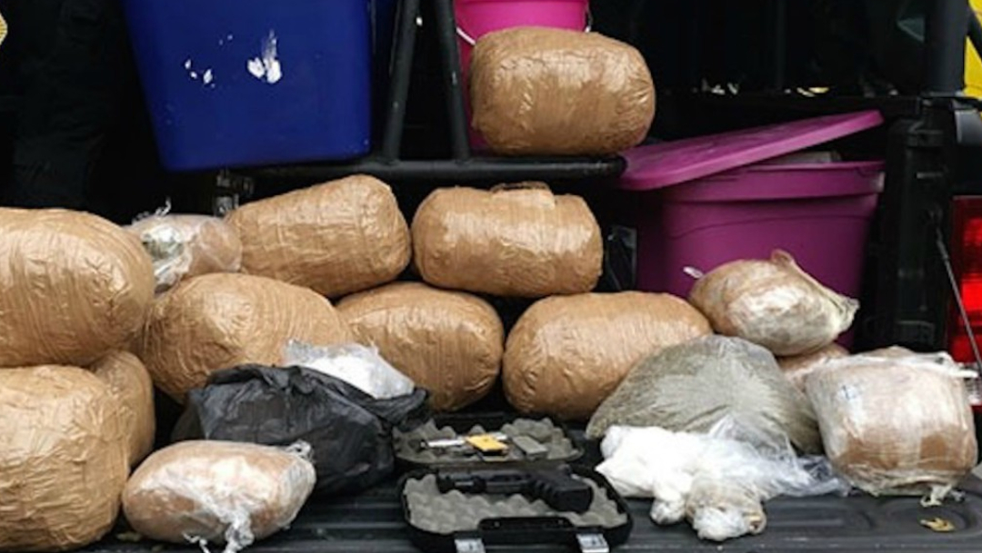 Foto: Policía de CDMX decomisa 50 kilos de presunta droga en Venustiano Carranza, 19 de enero de 2020, (SSC)