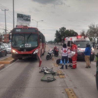 Metrobús mata a ciclista en calzada Vallejo