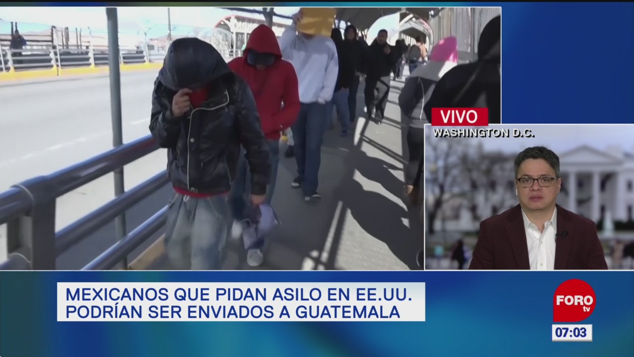 mexicanos que pidan asilo en ee uu podran ser enviados a guatemala