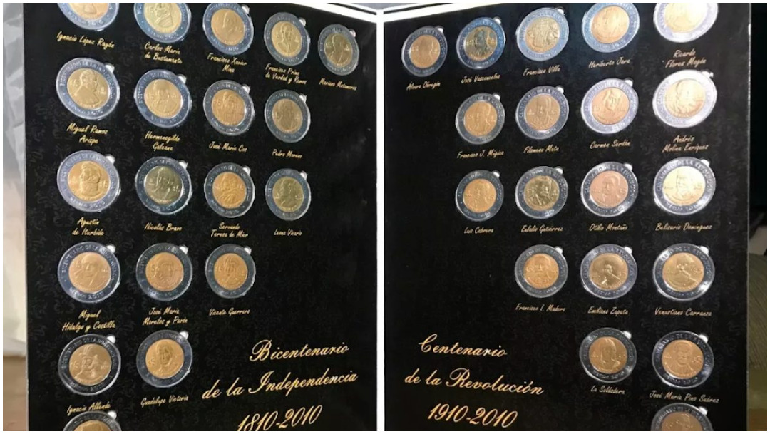 Imagen: Monedas de cinco pesos del Bicentenario se comprarían hasta en mil pesos, 19 de enero de 2010 (Banxico)