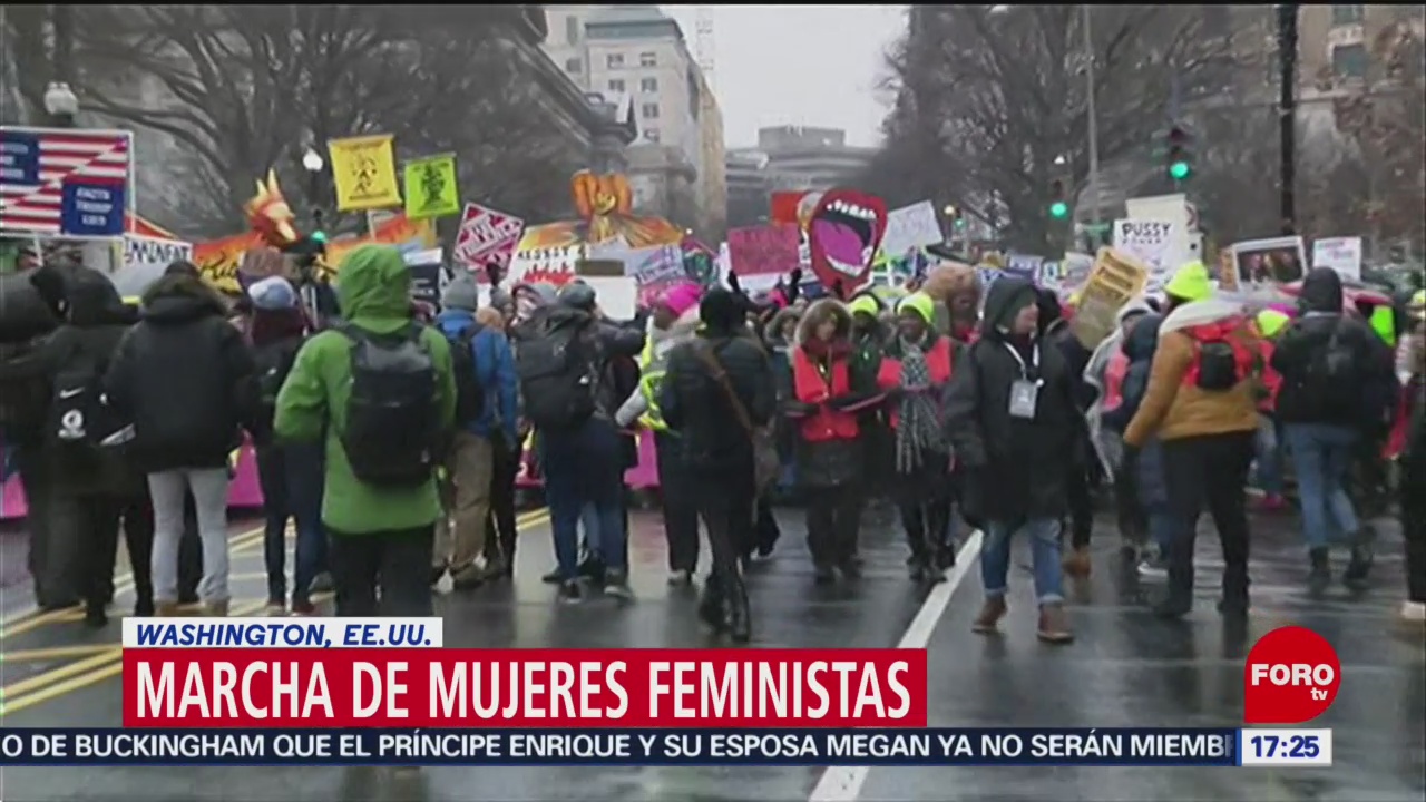 FOTO: 18 enero 2020, mujeres marchan contra donald trump en washington