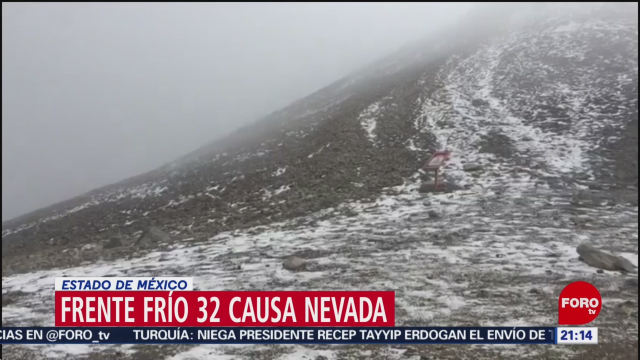 Foto: Nevado De Toluca Restringen Entrada Caída Nieve 20 Enero 2020