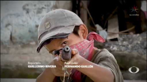 Foto: Niños Armados Chilapa Miedo Los Ardillos 23 Enero 2020