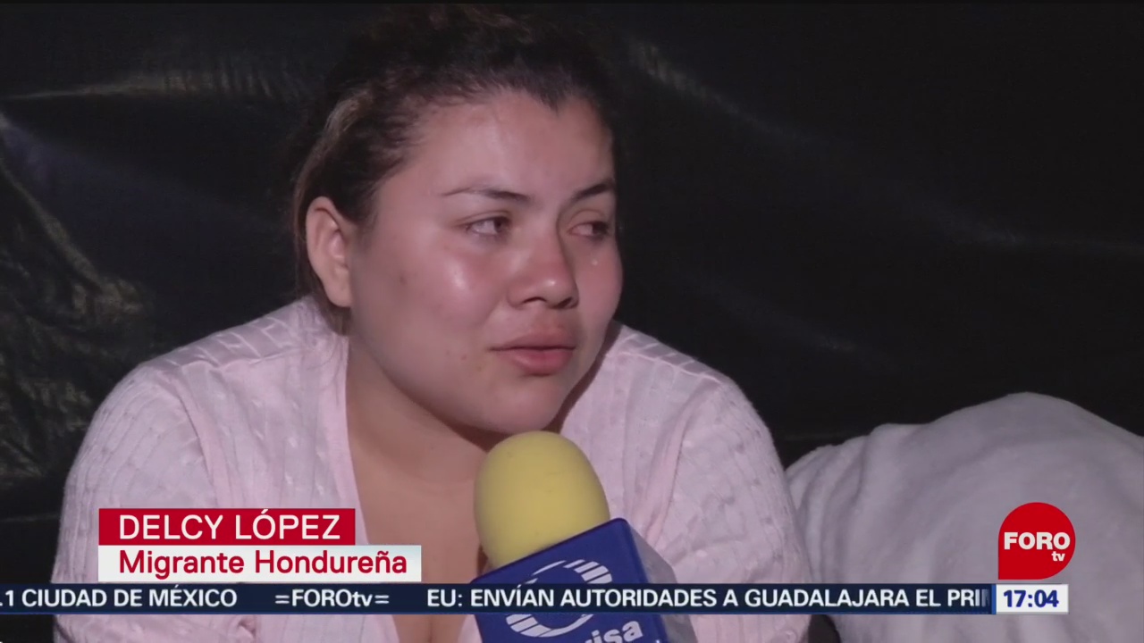 FOTO: 18 enero 2020, no hay nada de oportunidades en honduras dice migrante hondurena