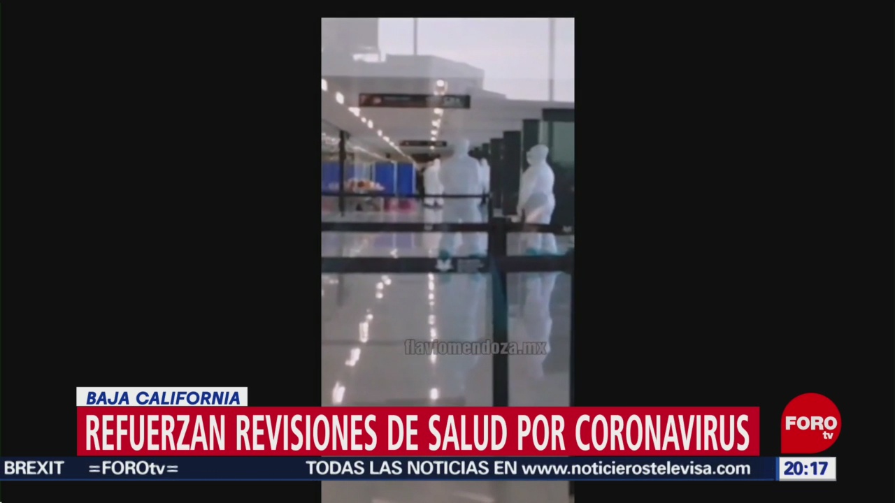 Foto: Coronavirus Refuerzan Seguridad Aeropuerto Tijuana 23 Enero 2020