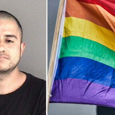 Hombre quema una bandera LGBT; lo condenan a 17 años de prisión