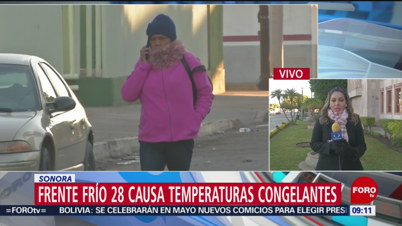 FOTO: se registran temperaturas congelantes en el norte de mexico