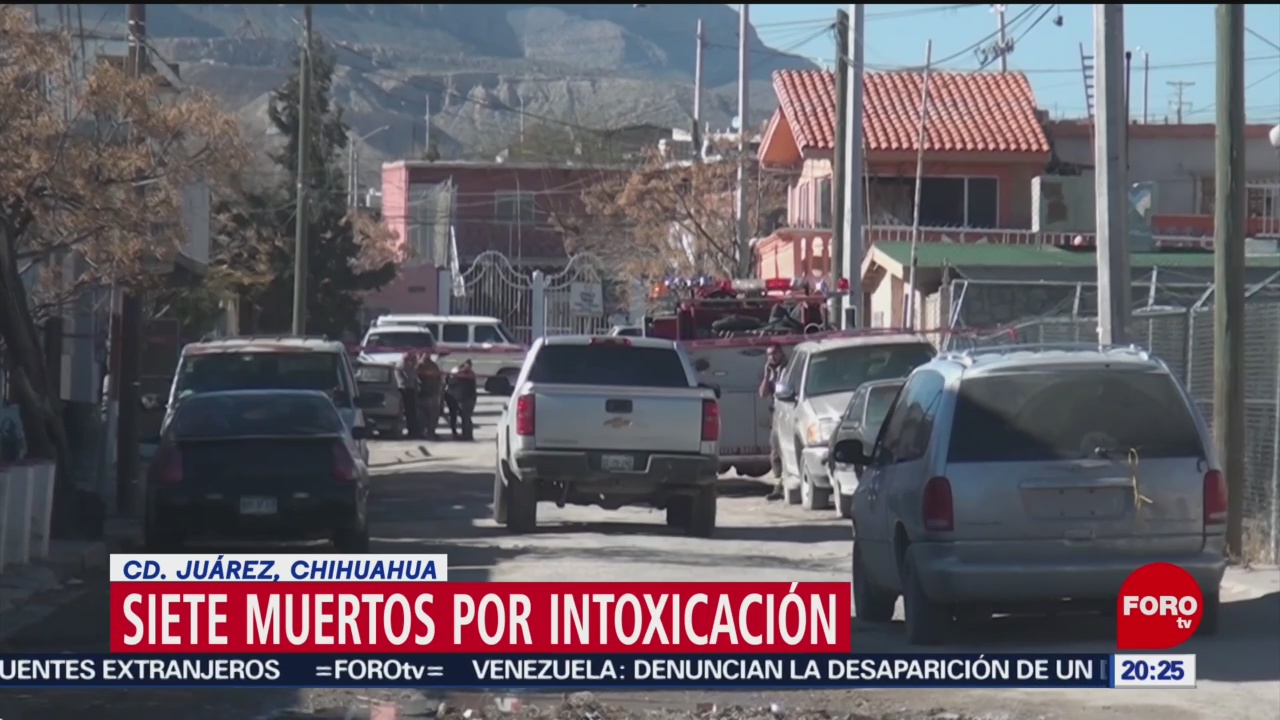 Foto: Siete Muertos Intoxicación Ciudad Juárez Chihuahua 21 Enero 2020
