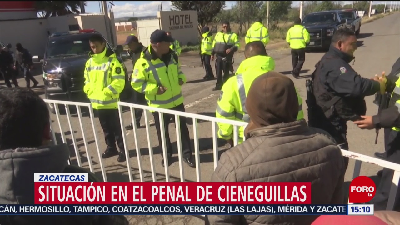 FOTO: situacion bajo control en penal de cieneguillas zacatecas, 3 de enero del 2020
