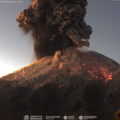 Sedena descarta elevar nivel de alerta por actividad reciente del Popocatépetl