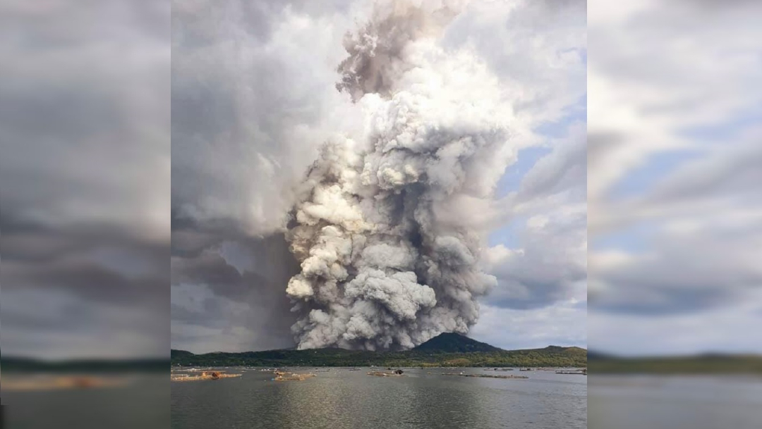 Foto: Continúa alerta por el volcán Taal en Filipinas, el 19 de enero de 2020