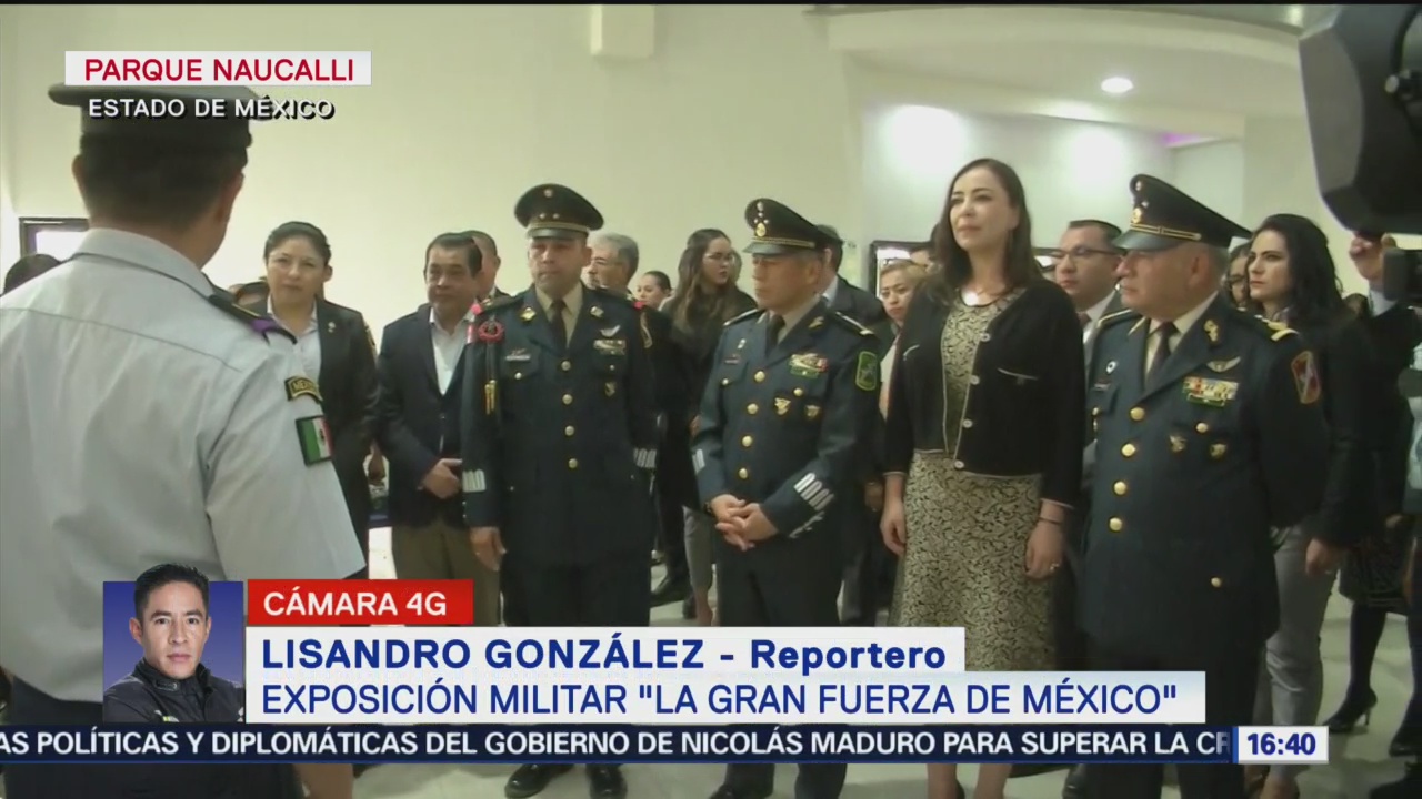 FOTO: abre la exposicion militar la gran fuerza de mexico