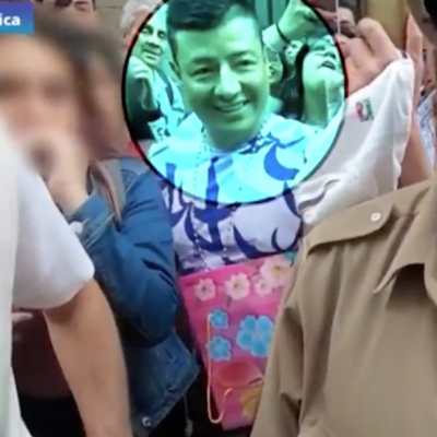 Detectan a hombre grabando a mujer debajo de la falda en video de Luisito Comunica