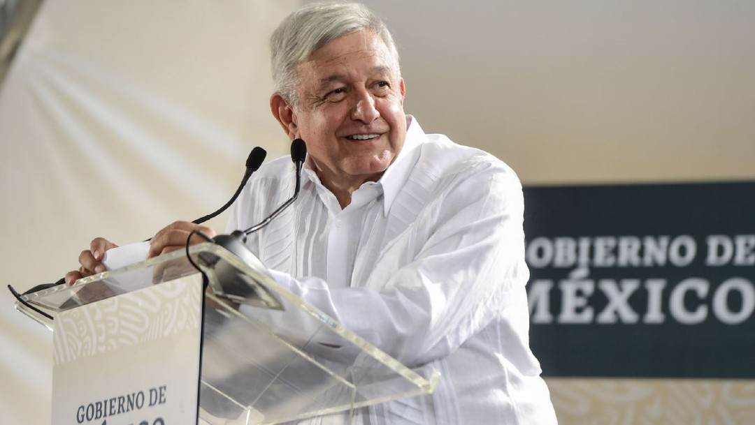 El presidente Andrés Manuel López Obrador durante su visita a Campeche, 1 febrero 2020