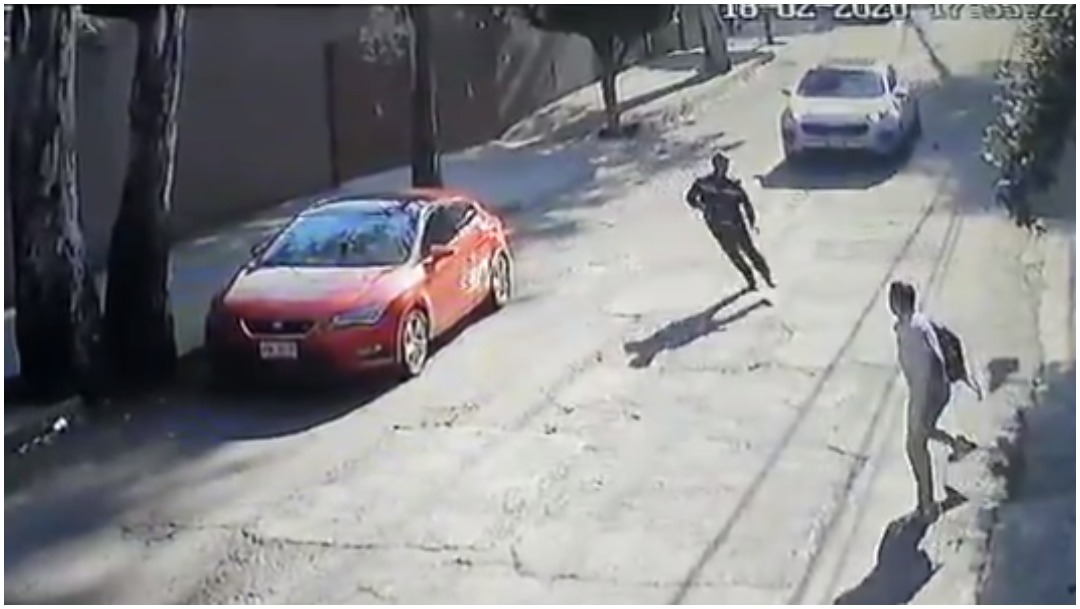 Foto: Difunden video del asalto a un cuentahabiente en la CDMX, 23 de febrero de 2020 (Foro TV)